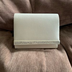 Cream Satin Cocktail Party Bag